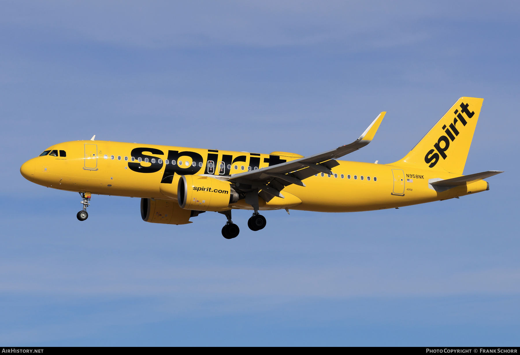 Aircraft Photo of N958NK | Airbus A320-271N | Spirit Airlines | AirHistory.net #778252