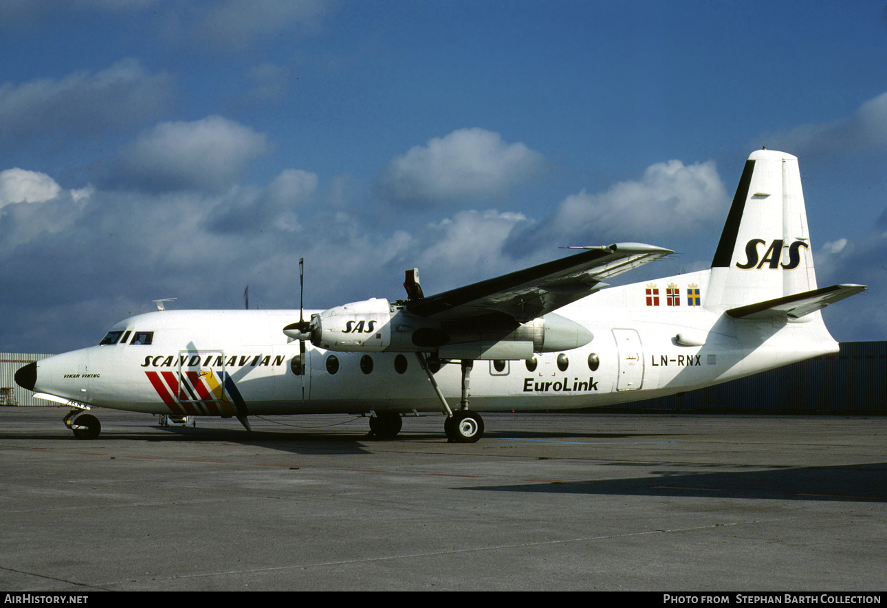 Aircraft Photo of LN-RNX | Fokker F27-600 Friendship | Scandinavian Commuter - Eurolink | AirHistory.net #778261