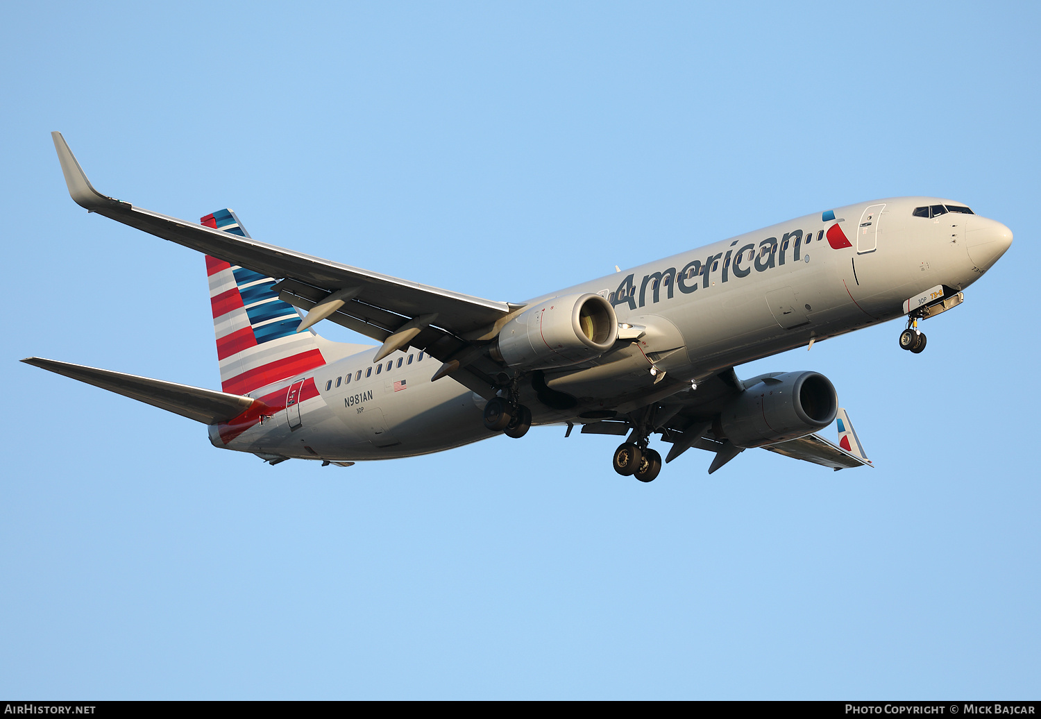Aircraft Photo of N981AN | Boeing 737-823 | American Airlines | AirHistory.net #778267