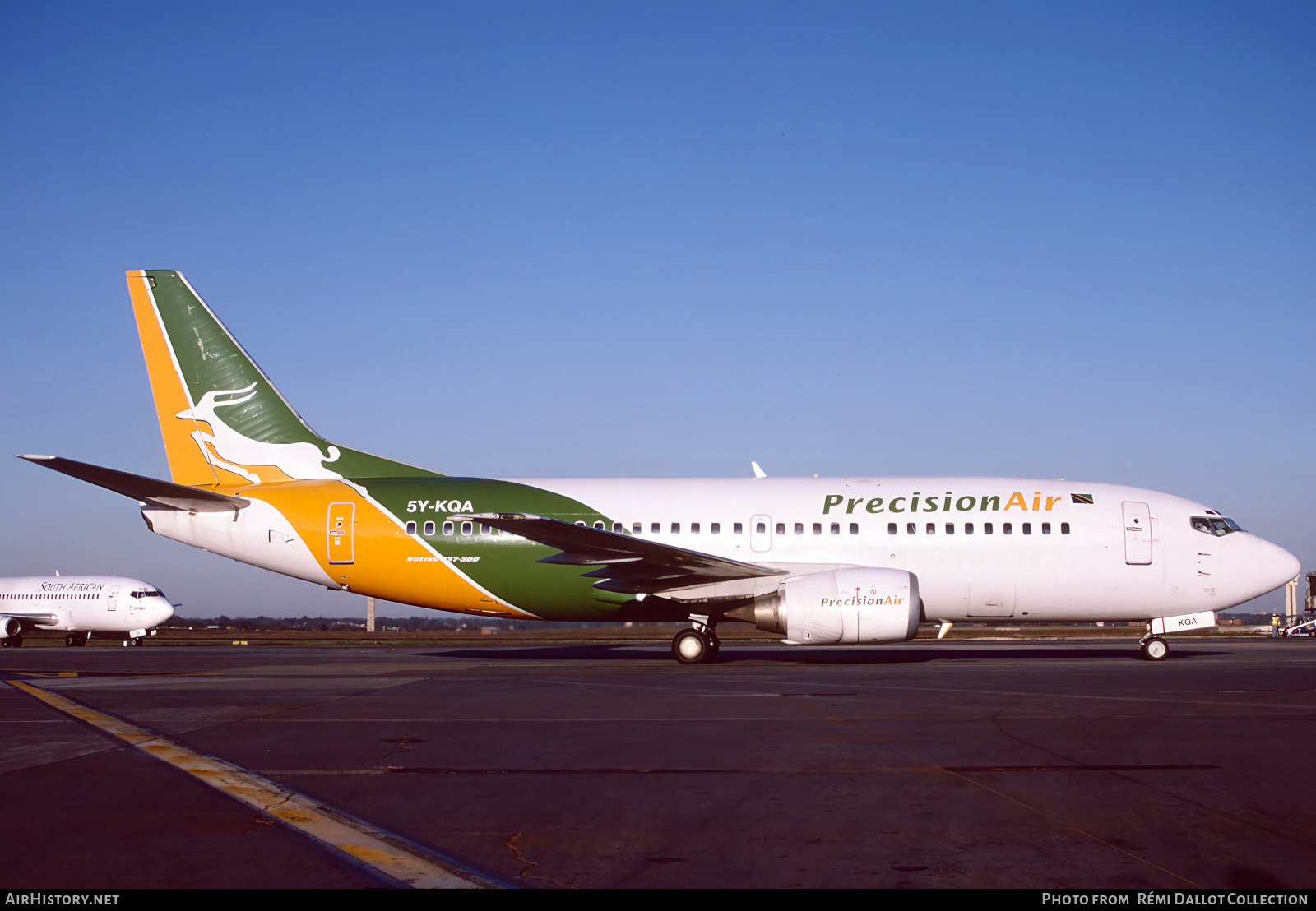 Aircraft Photo of 5Y-KQA | Boeing 737-3U8 | Precision Air | AirHistory.net #778280