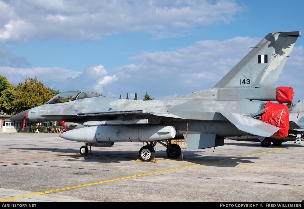 Aircraft Photo of 143 | General Dynamics F-16C Fighting Falcon | Greece - Air Force | AirHistory.net #778303