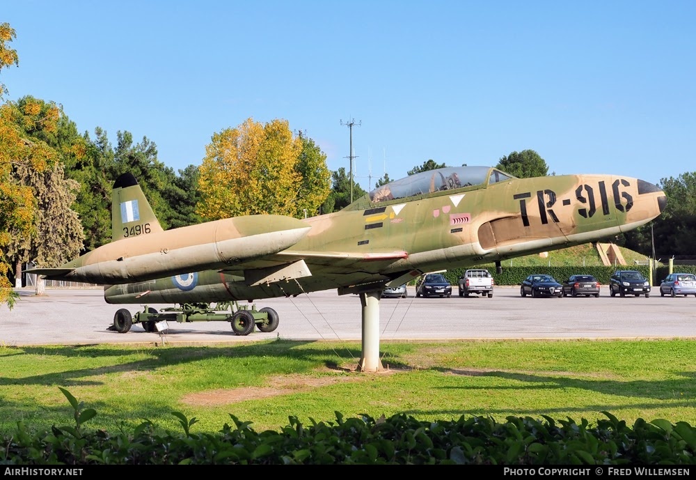 Aircraft Photo of 34916 | Lockheed T-33A | Greece - Air Force | AirHistory.net #778304