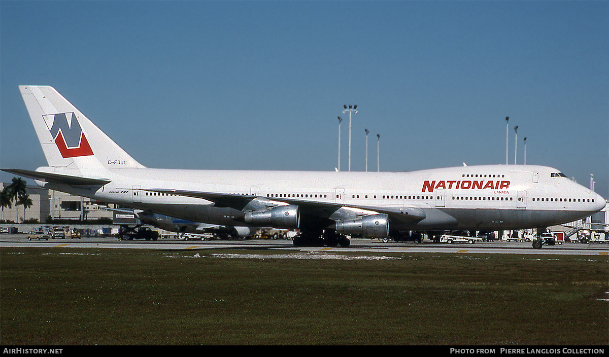 Aircraft Photo of C-FDJC | Boeing 747-1D1 | Nationair | AirHistory.net #778317