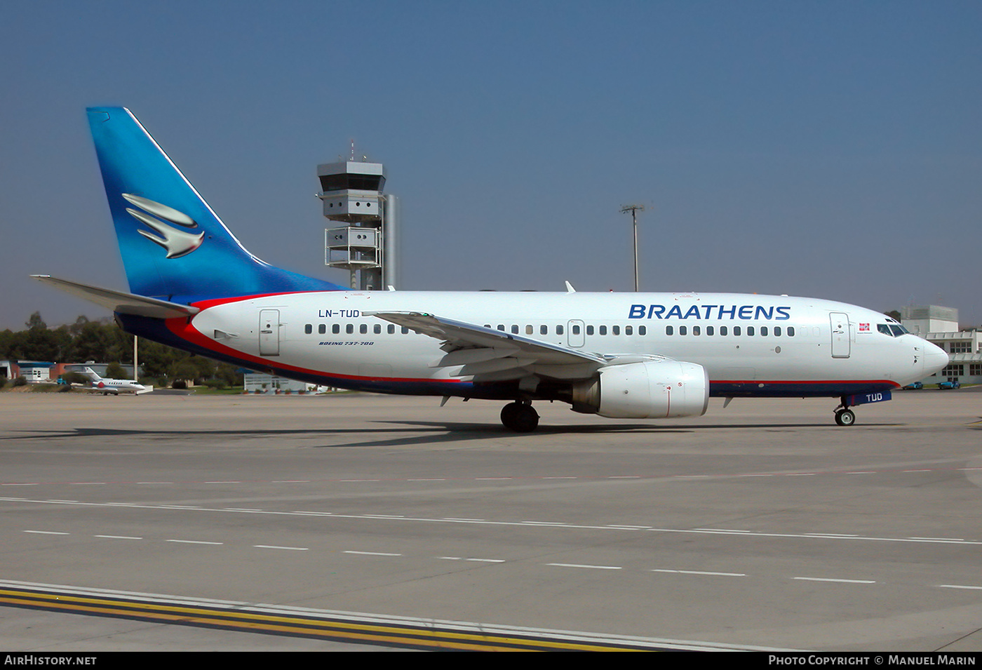 Aircraft Photo of LN-TUD | Boeing 737-705 | Braathens | AirHistory.net #778330