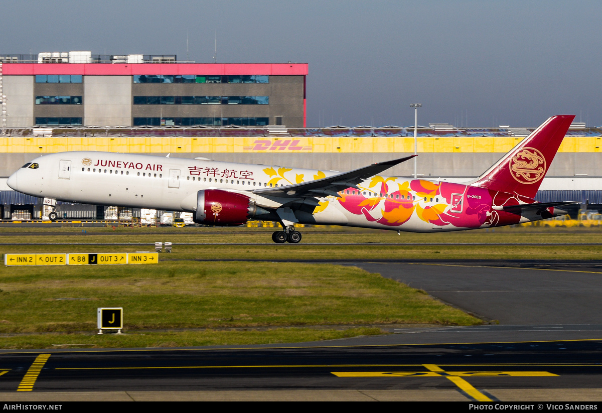 Aircraft Photo of B-20EQ | Boeing 787-9 Dreamliner | Juneyao Airlines | AirHistory.net #778331
