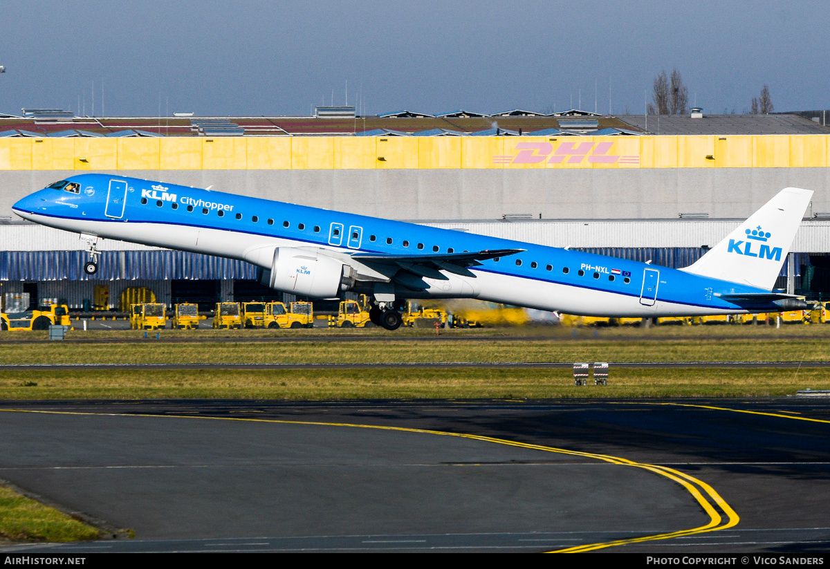 Aircraft Photo of PH-NXL | Embraer 195-E2 (ERJ-190-400) | KLM Cityhopper | AirHistory.net #778336