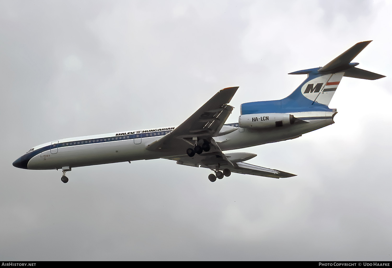 Aircraft Photo of HA-LCN | Tupolev Tu-154B-2 | Malév - Hungarian Airlines | AirHistory.net #778339