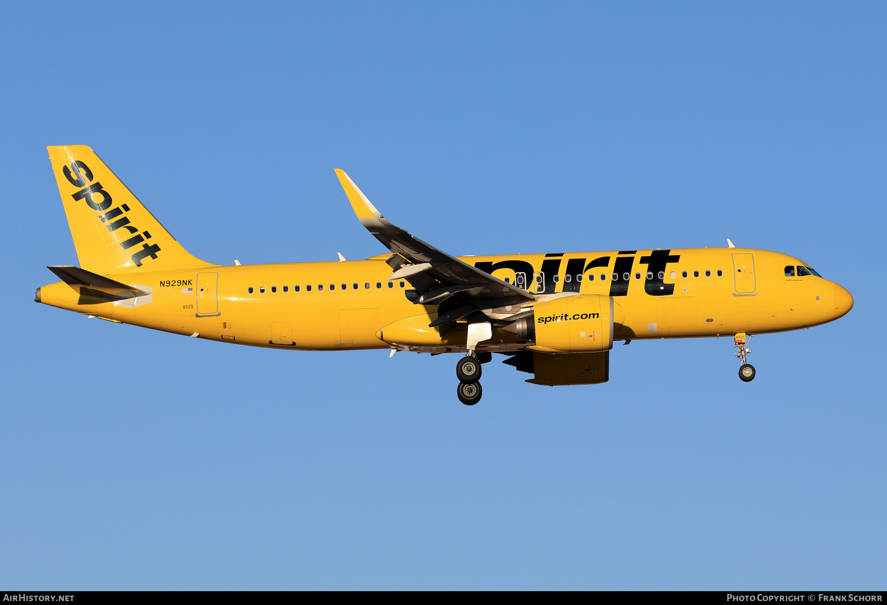 Aircraft Photo of N929NK | Airbus A320-271N | Spirit Airlines | AirHistory.net #778340