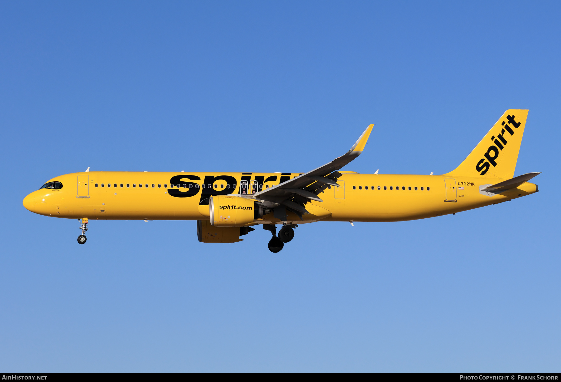 Aircraft Photo of N702NK | Airbus A321-271NX | Spirit Airlines | AirHistory.net #778374
