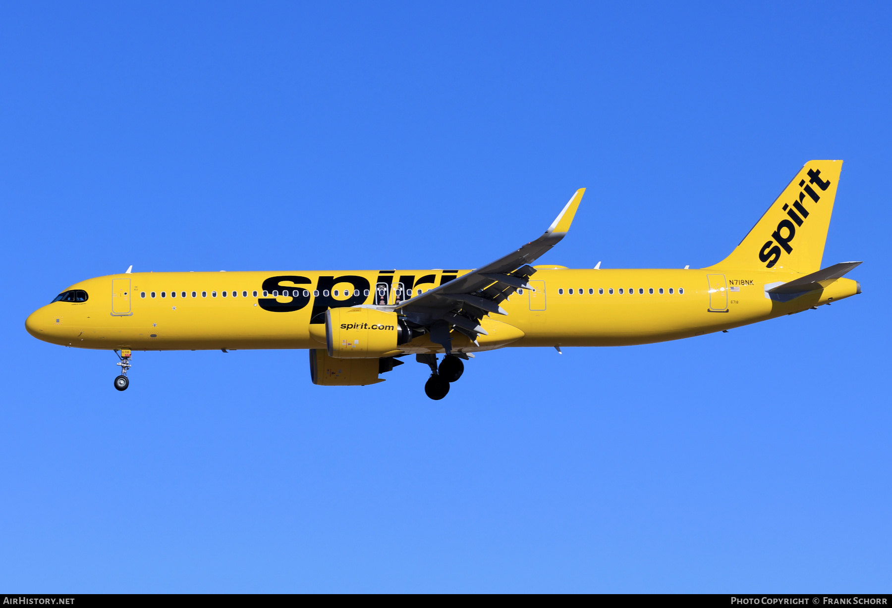 Aircraft Photo of N718NK | Airbus A321-271NX | Spirit Airlines | AirHistory.net #778384