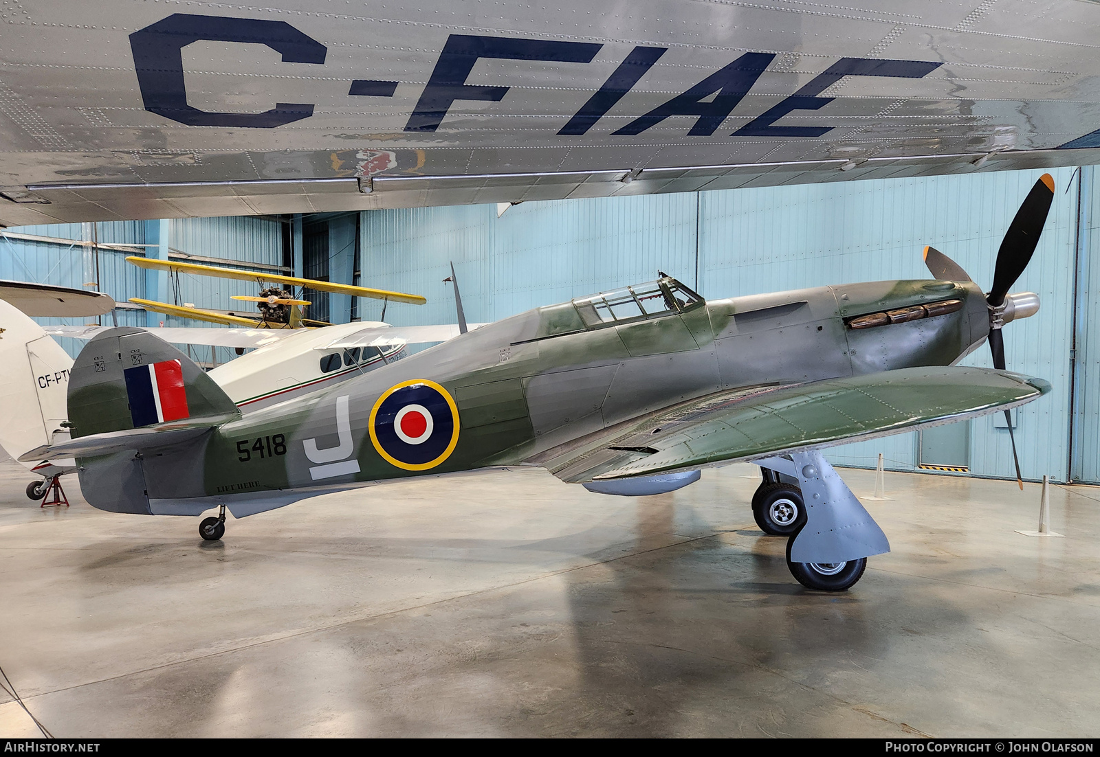 Aircraft Photo of 5418 | Hawker Hurricane Mk12 | Canada - Air Force | AirHistory.net #778438