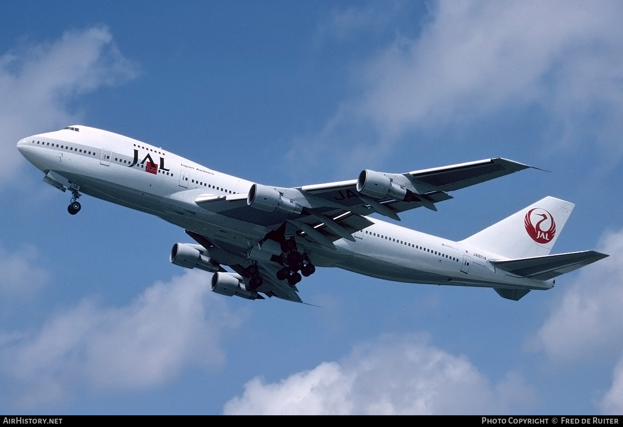 Aircraft Photo of JA8114 | Boeing 747-246B | Japan Airlines - JAL | AirHistory.net #778440