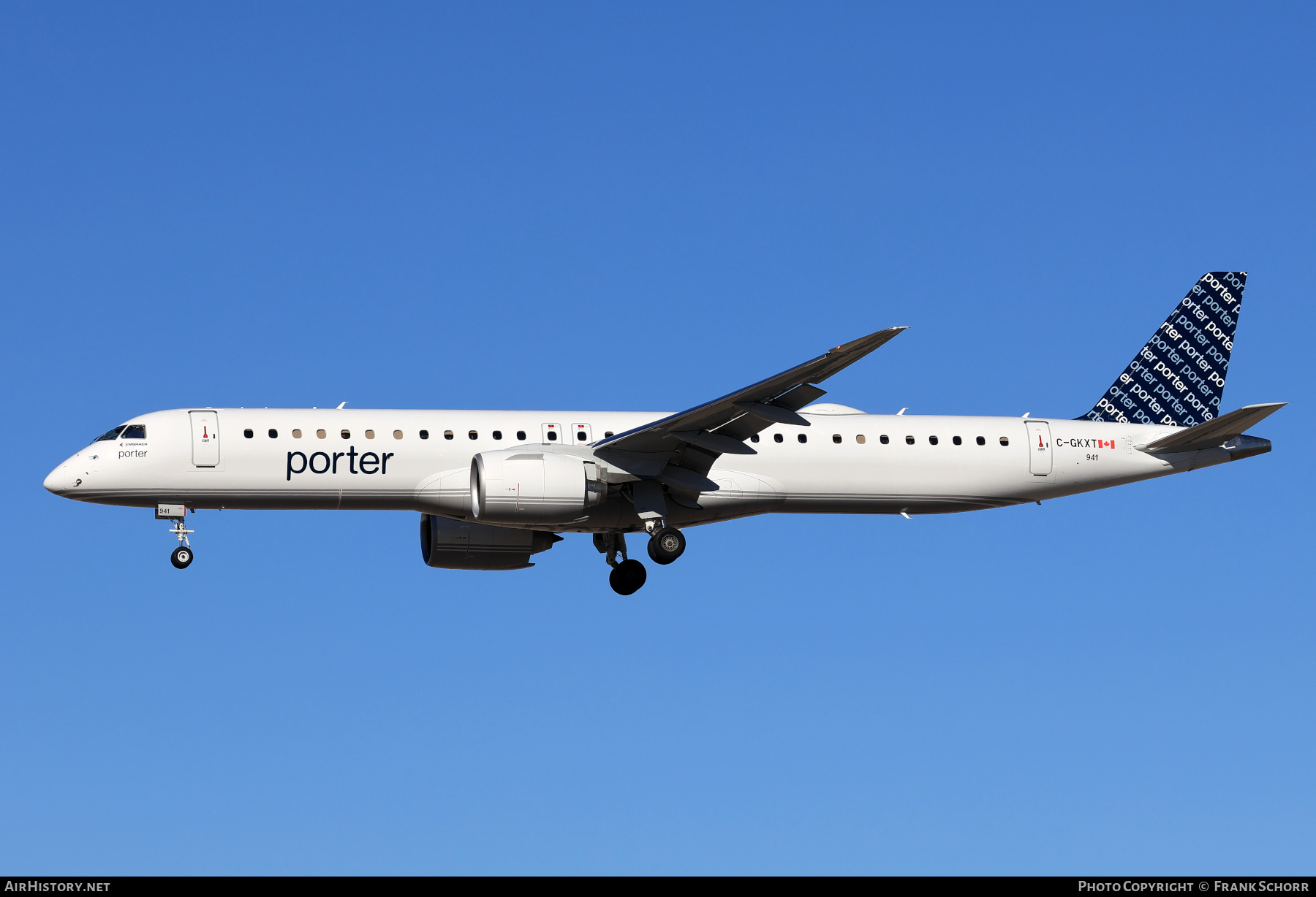 Aircraft Photo of C-GKXT | Embraer 195-E2 (ERJ-190-400) | Porter Airlines | AirHistory.net #778444