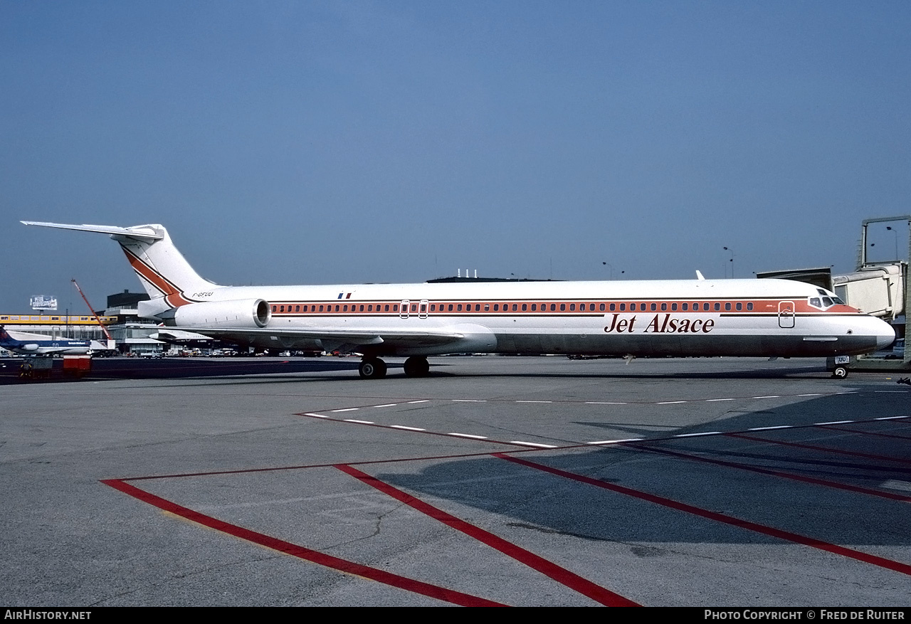Aircraft Photo of F-GFUU | McDonnell Douglas MD-83 (DC-9-83) | Jet Alsace | AirHistory.net #778458