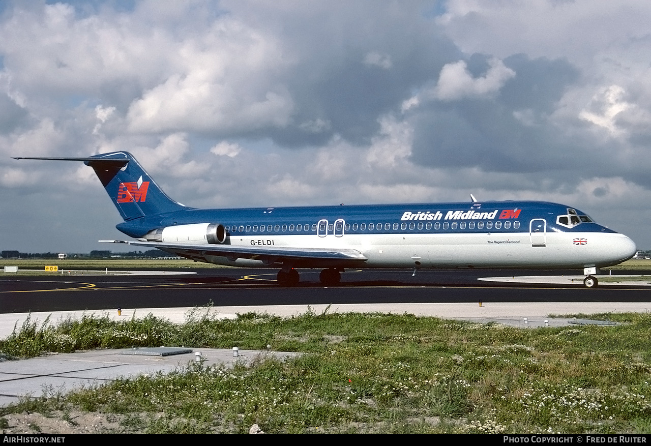 Aircraft Photo of G-ELDI | McDonnell Douglas DC-9-32 | British Midland Airways - BMA | AirHistory.net #778461