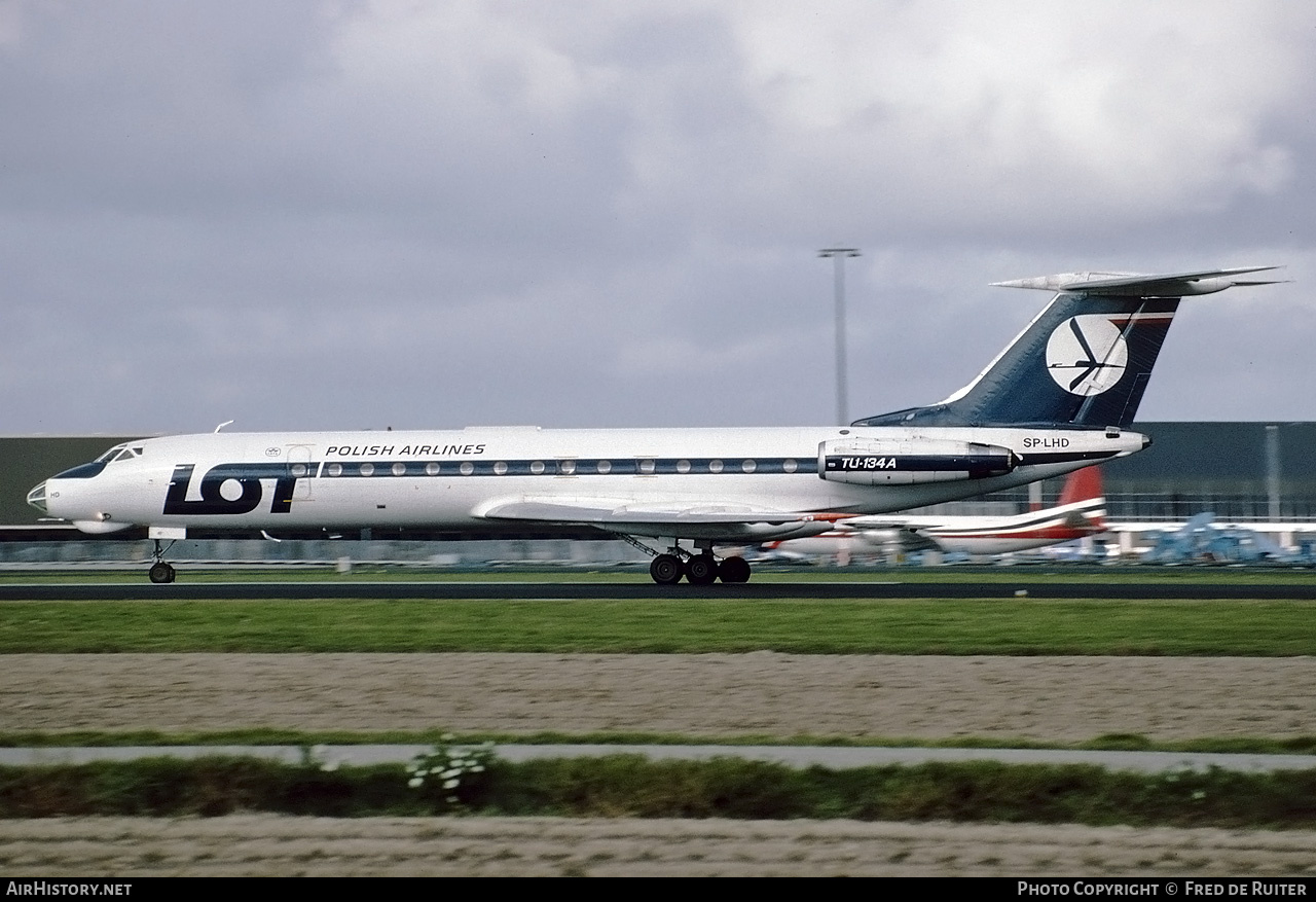Aircraft Photo of SP-LHD | Tupolev Tu-134A | LOT Polish Airlines - Polskie Linie Lotnicze | AirHistory.net #778467