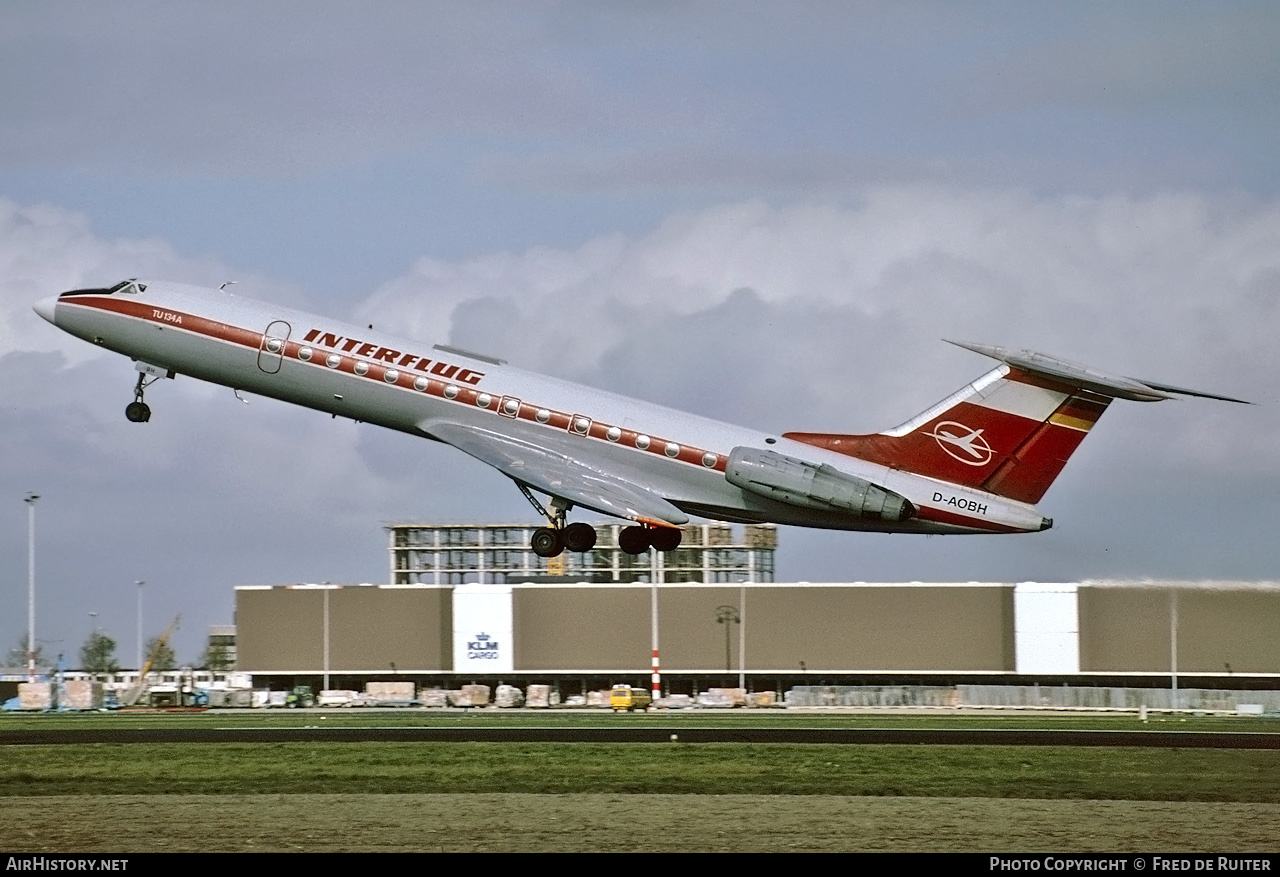 Aircraft Photo of D-AOBH | Tupolev Tu-134A | Interflug | AirHistory.net #778468