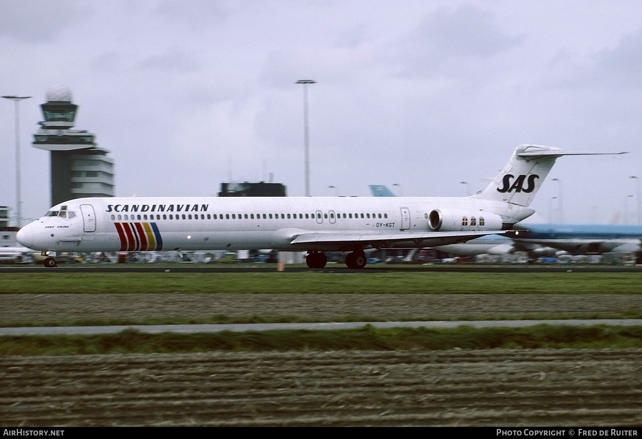 Aircraft Photo of OY-KGT | McDonnell Douglas MD-81 (DC-9-81) | Scandinavian Airlines - SAS | AirHistory.net #778480