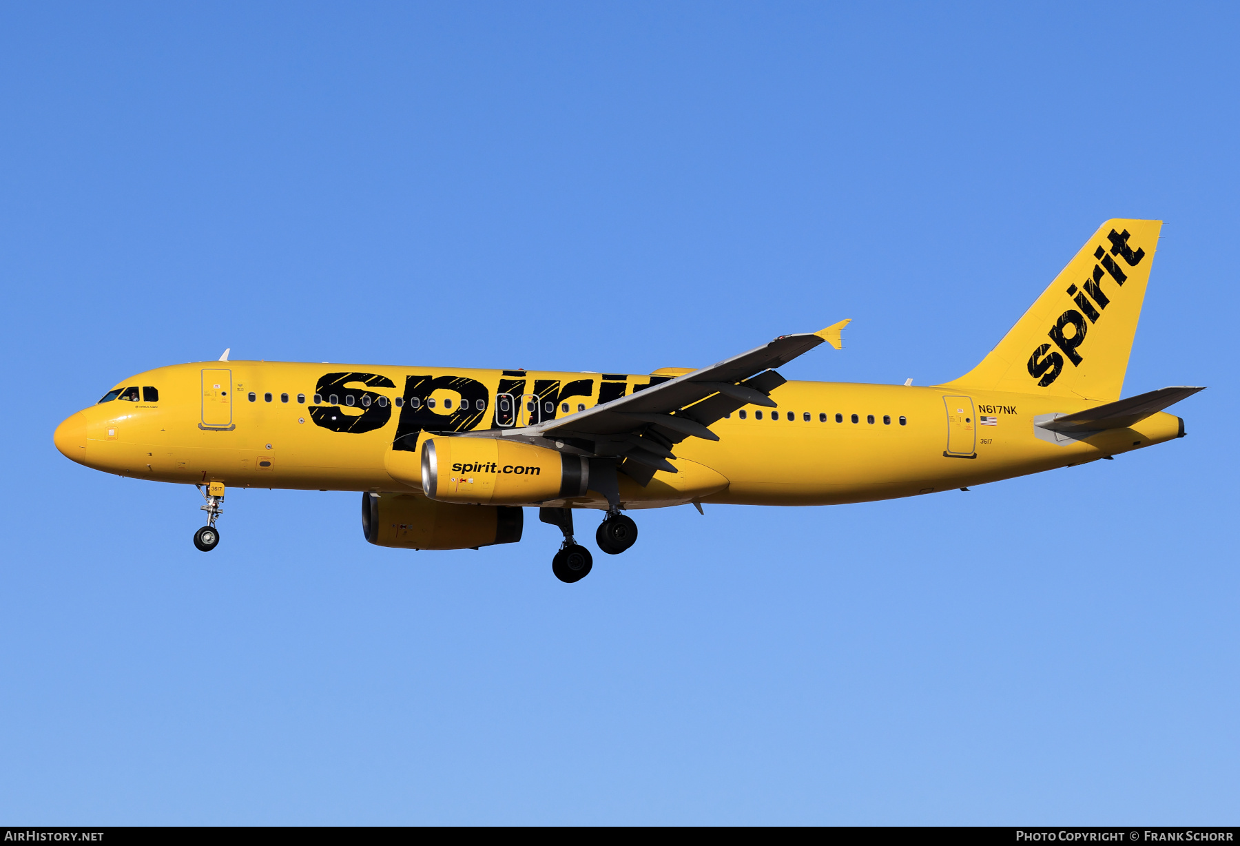 Aircraft Photo of N617NK | Airbus A320-232 | Spirit Airlines | AirHistory.net #778489