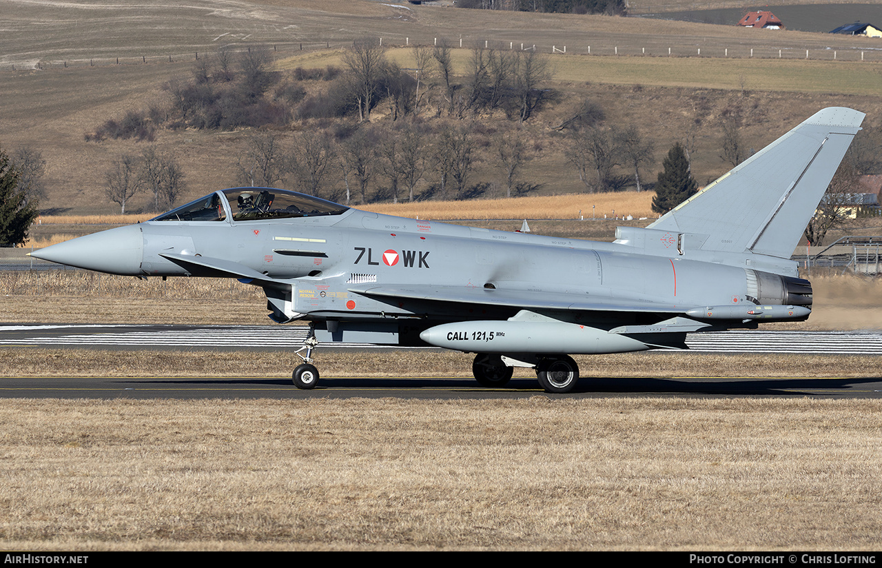 Aircraft Photo of 7L-WK | Eurofighter EF-2000 Typhoon | Austria - Air Force | AirHistory.net #778541