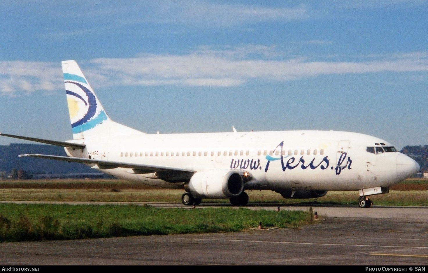 Aircraft Photo of F-GNFD | Boeing 737-36E | Aeris | AirHistory.net #778543
