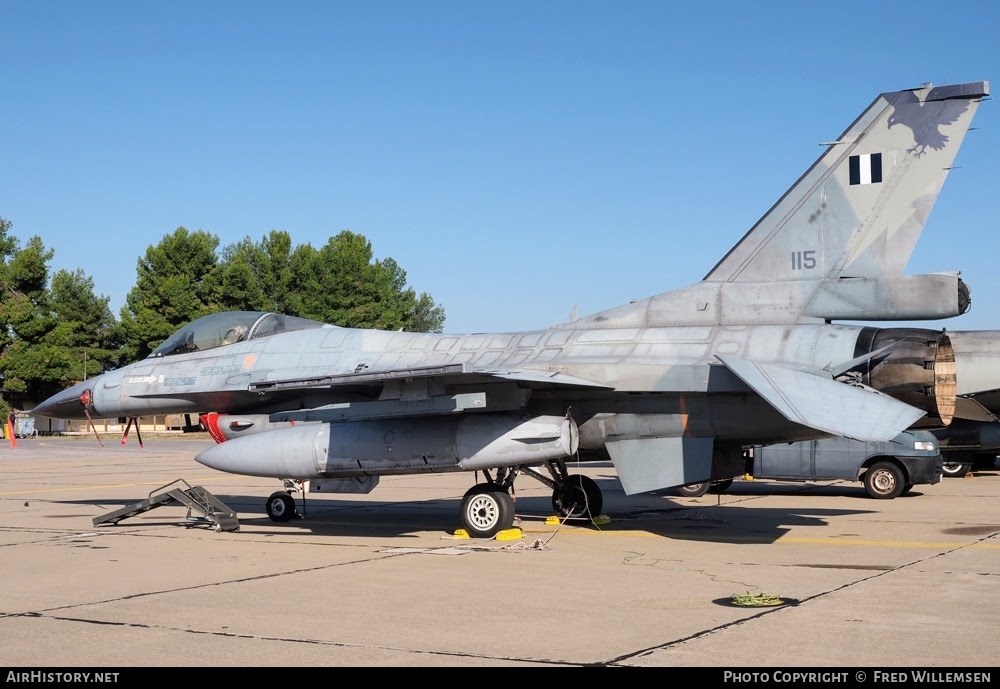 Aircraft Photo of 115 | General Dynamics F-16C Fighting Falcon | Greece - Air Force | AirHistory.net #778544