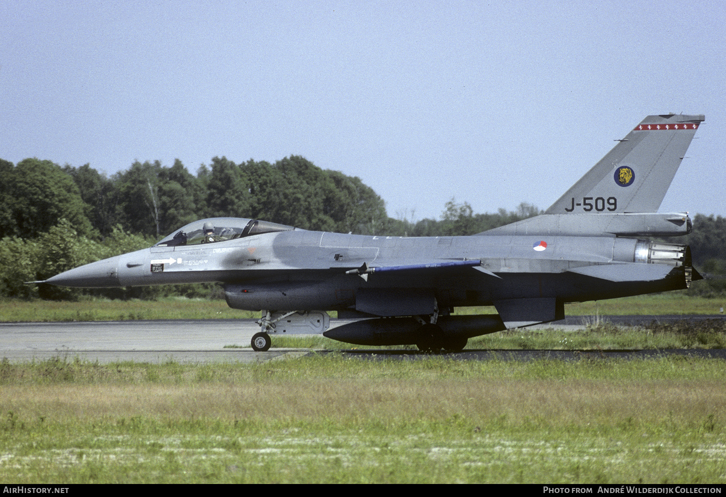 Aircraft Photo of J-509 | General Dynamics F-16A Fighting Falcon | Netherlands - Air Force | AirHistory.net #778556