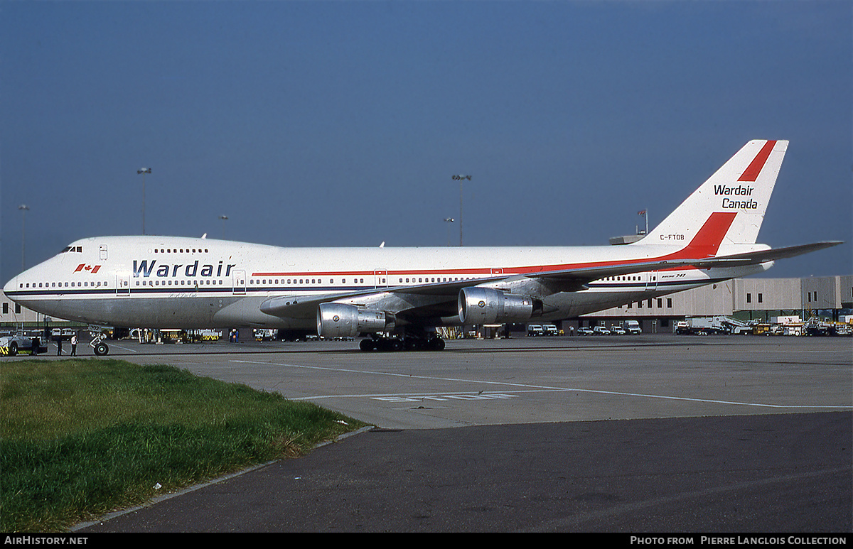 Aircraft Photo of C-FTOB | Boeing 747-133 | Wardair Canada | AirHistory.net #778560