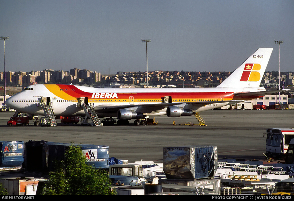 Aircraft Photo of EC-DLD | Boeing 747-256B | Iberia | AirHistory.net #778569