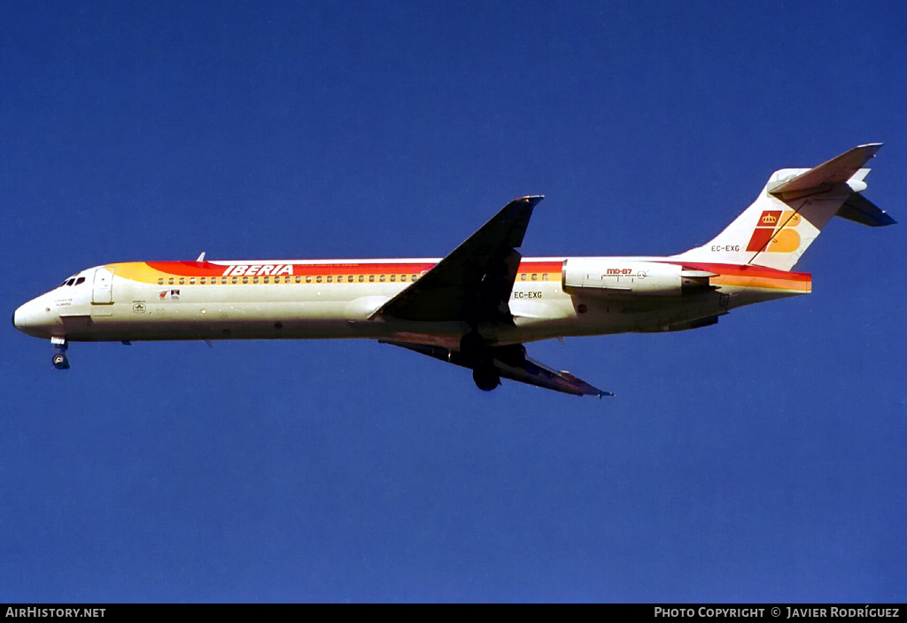 Aircraft Photo of EC-EXG | McDonnell Douglas MD-87 (DC-9-87) | Iberia | AirHistory.net #778572