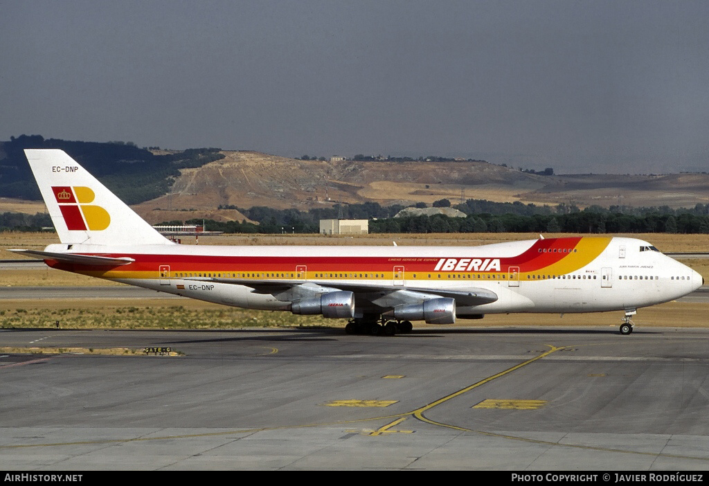 Aircraft Photo of EC-DNP | Boeing 747-256B | Iberia | AirHistory.net #778576