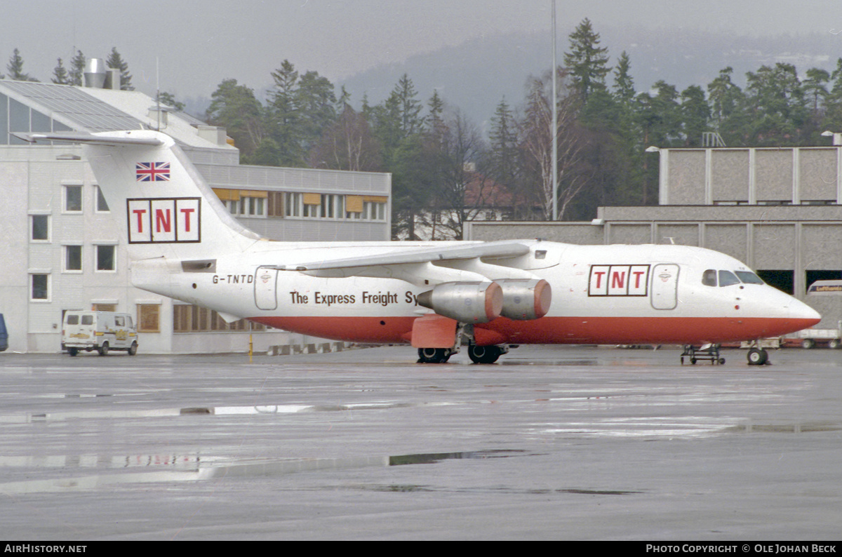 Aircraft Photo of G-TNTD | British Aerospace BAe-146-200QT Quiet Trader | TNT Express | AirHistory.net #778596