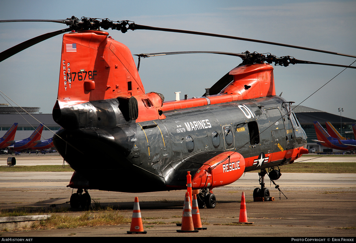 Aircraft Photo of N7678F / 157678 | Boeing Vertol HH-46D Sea Knight | USA - Marines | AirHistory.net #778630