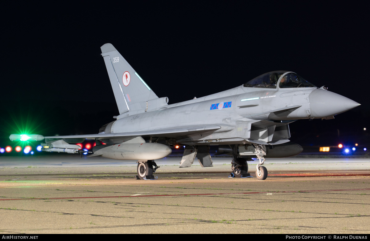 Aircraft Photo of ZK359 | Eurofighter EF-2000 Typhoon FGR4 | UK - Air Force | AirHistory.net #778639