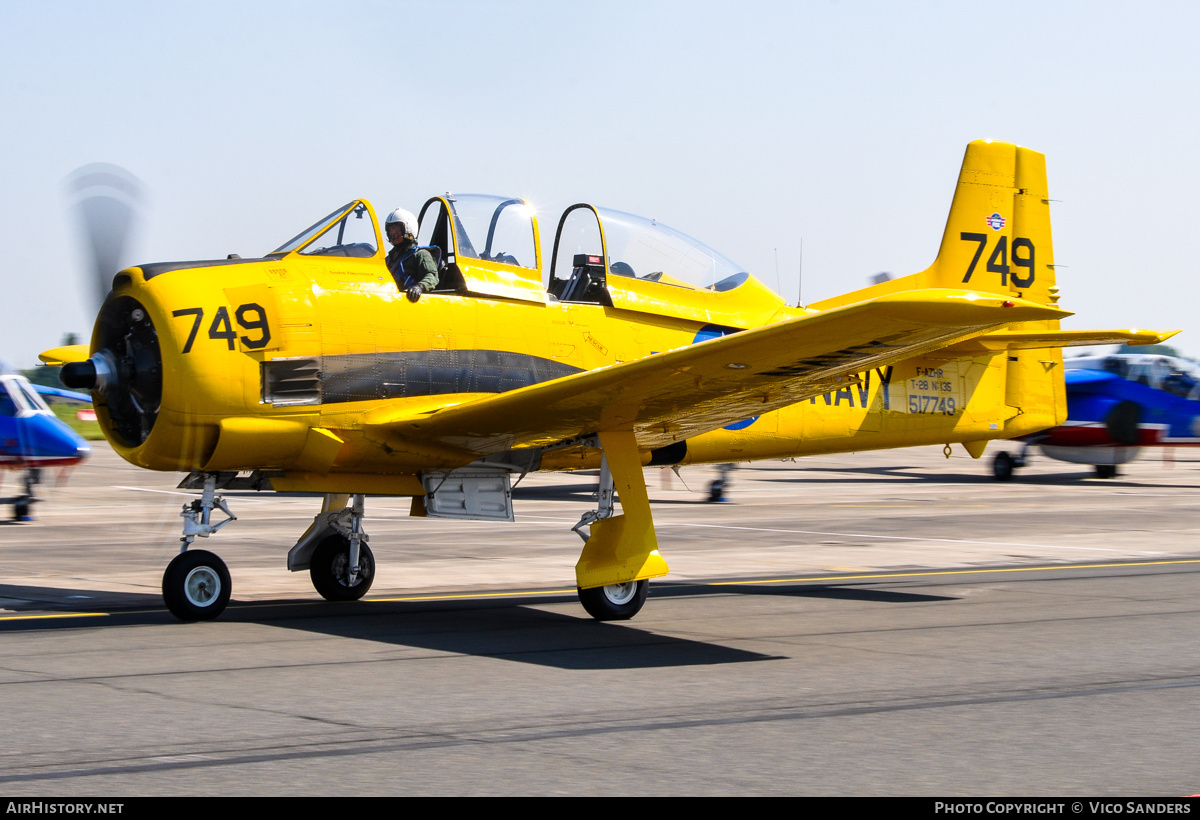 Aircraft Photo of F-AZHR / 517749 | North American T-28A Fennec | USA - Navy | AirHistory.net #778641