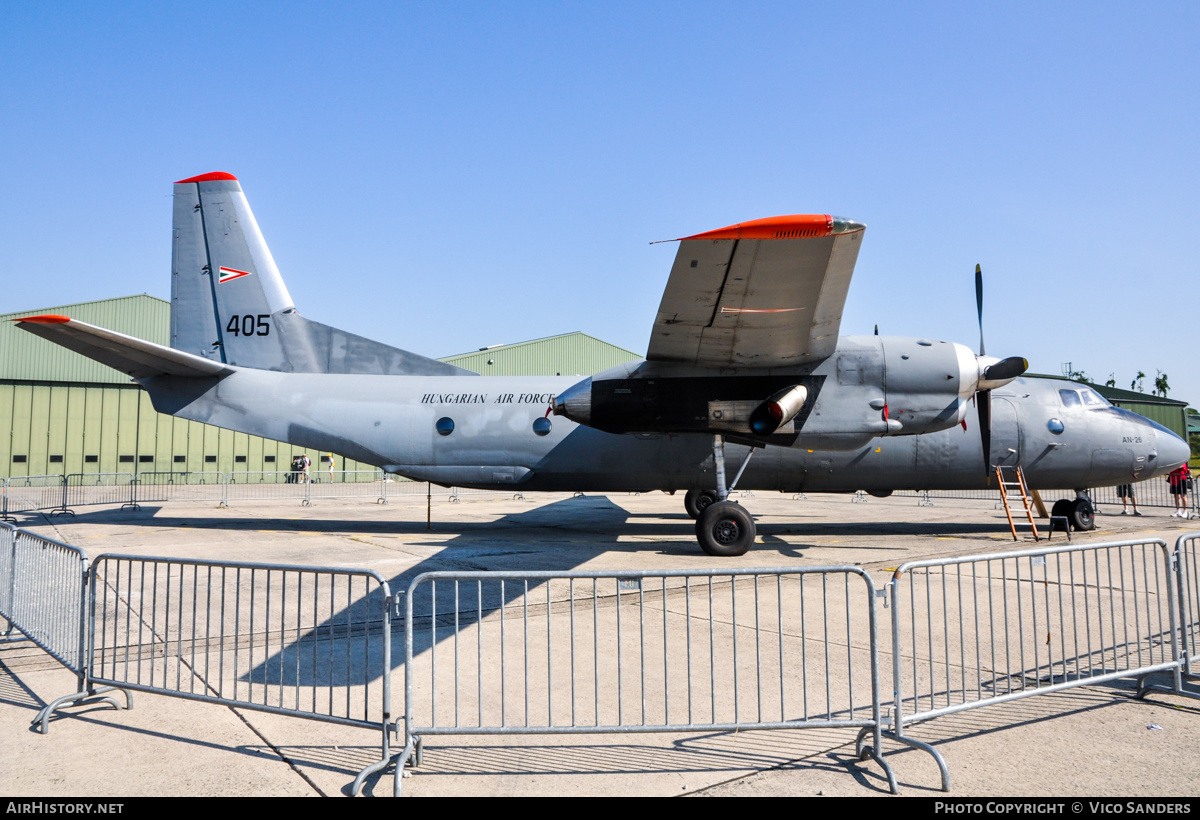 Aircraft Photo of 405 | Antonov An-26 | Hungary - Air Force | AirHistory.net #778642
