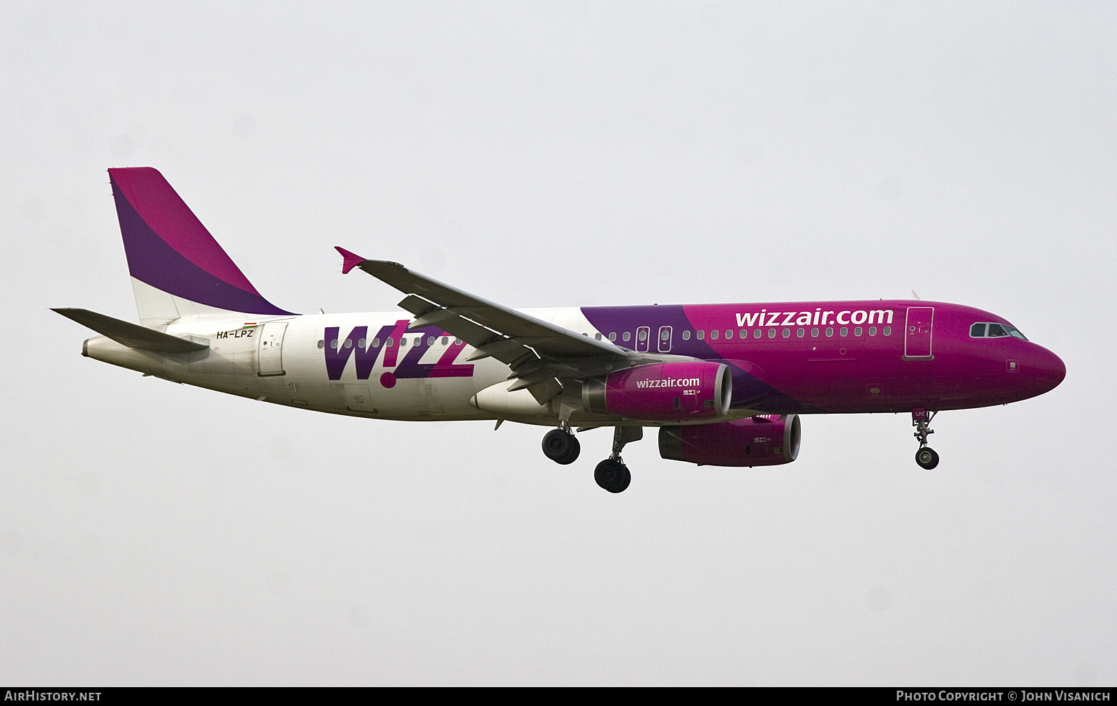 Aircraft Photo of HA-LPZ | Airbus A320-232 | Wizz Air | AirHistory.net #778652
