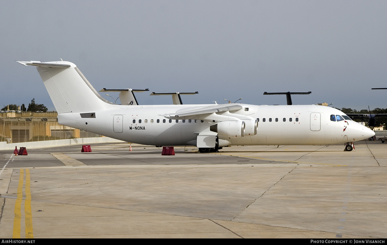 Aircraft Photo of M-NONA | BAE Systems Avro 146-RJ100 | AirHistory.net #778653