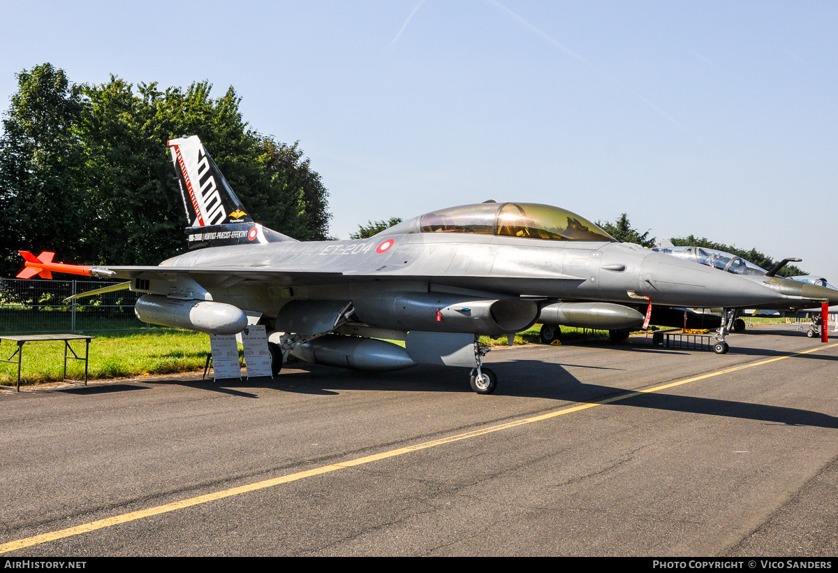 Aircraft Photo of ET-204 | General Dynamics F-16BM Fighting Falcon | Denmark - Air Force | AirHistory.net #778688