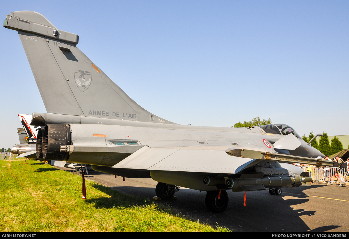 Aircraft Photo of 110 | Dassault Rafale C | France - Air Force | AirHistory.net #778700