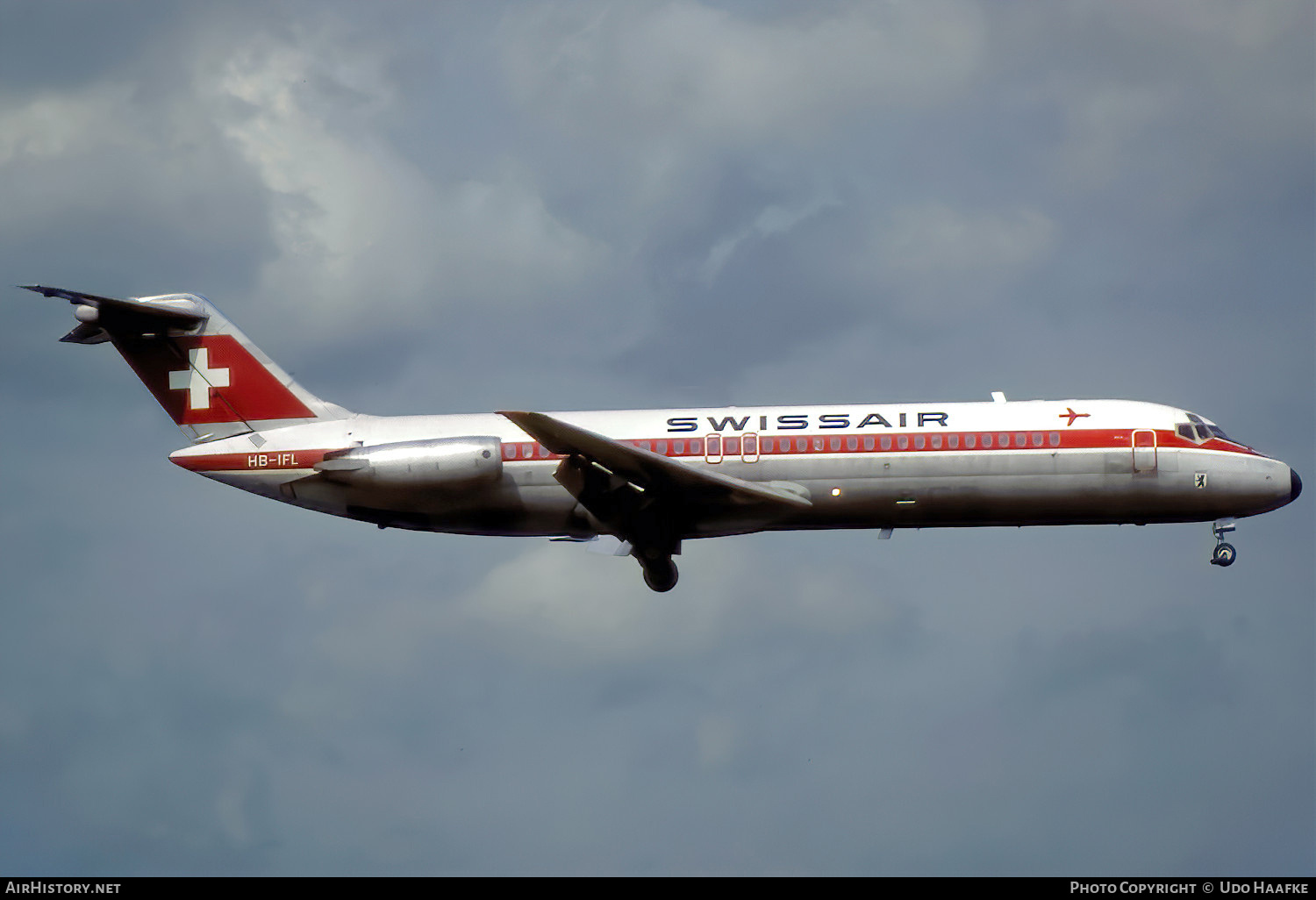 Aircraft Photo of HB-IFL | McDonnell Douglas DC-9-32 | Swissair | AirHistory.net #778756
