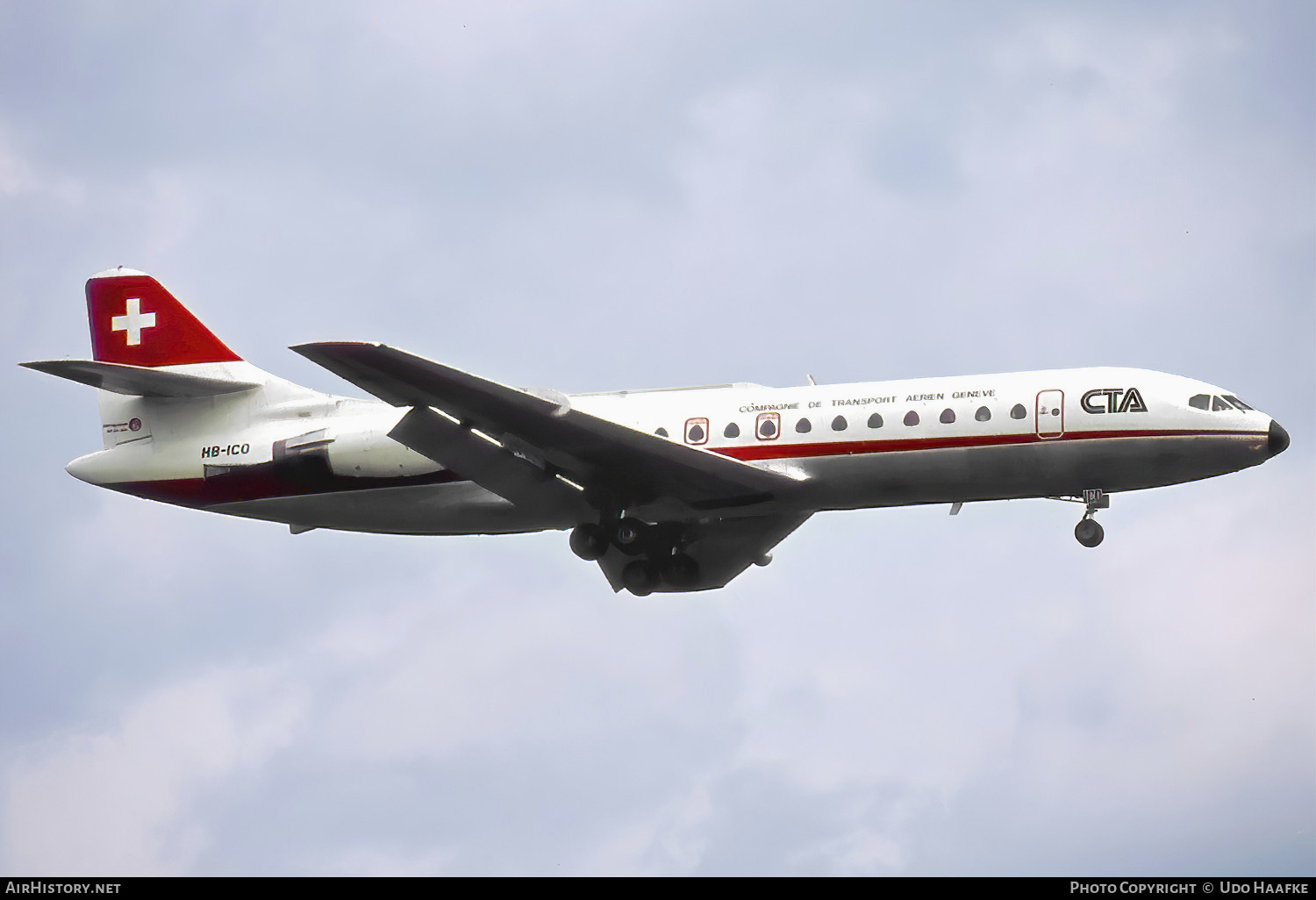 Aircraft Photo of HB-ICO | Sud SE-210 Caravelle 10B1R | CTA - Compagnie de Transport Aérien | AirHistory.net #778770