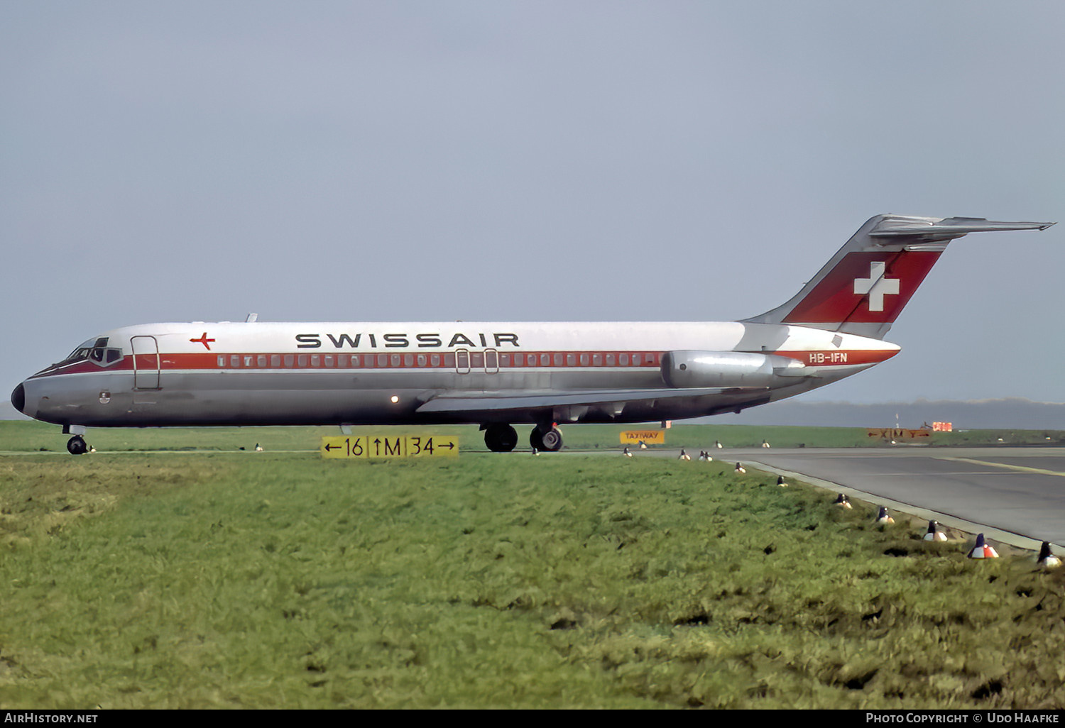 Aircraft Photo of HB-IFN | McDonnell Douglas DC-9-32 | Swissair | AirHistory.net #778773