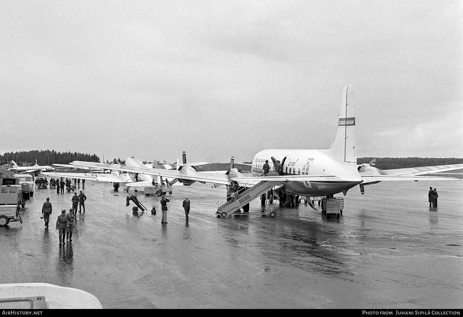 Aircraft Photo of SE-BDB | Douglas DC-6-477B Cloudmaster | Scandinavian Airlines System - SAS | AirHistory.net #778909