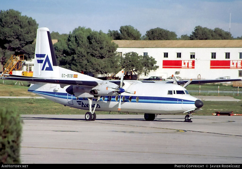 Aircraft Photo of EC-BOB | Fokker F27-600 Friendship | Aviaco | AirHistory.net #778937