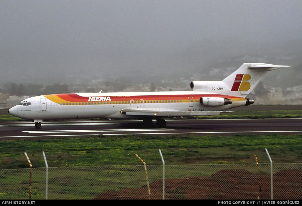 Aircraft Photo of EC-CBG | Boeing 727-256/Adv | Iberia | AirHistory.net #778942