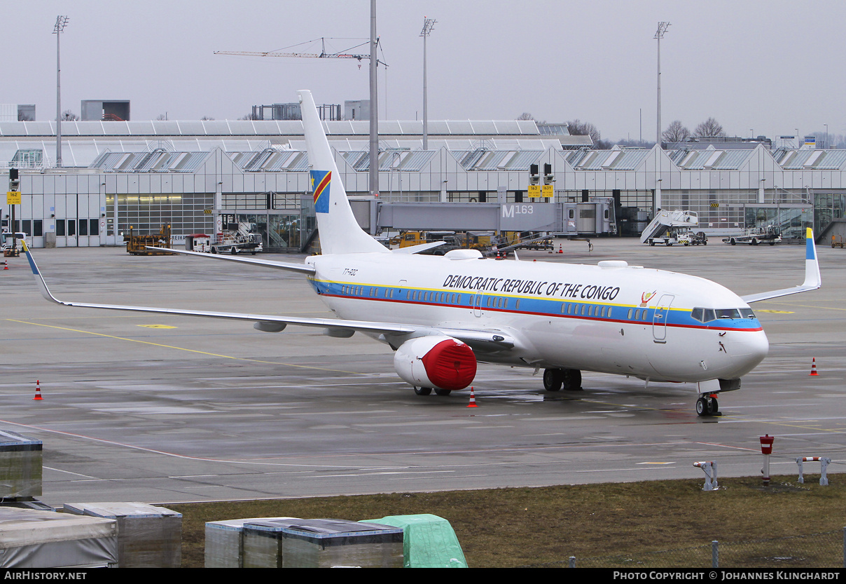 Aircraft Photo of T7-RDC | Boeing 737-9JA/ER BBJ3 | Democratic Republic of the Congo | AirHistory.net #778976
