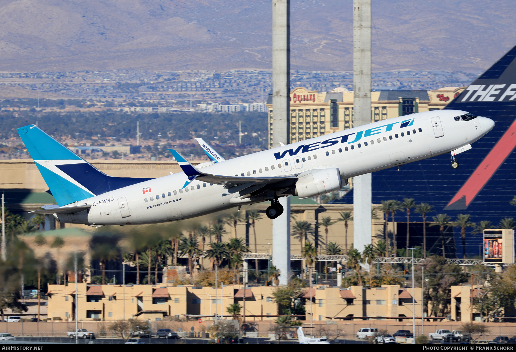 Aircraft Photo of C-FWVJ | Boeing 737-8CT | WestJet | AirHistory.net #779014