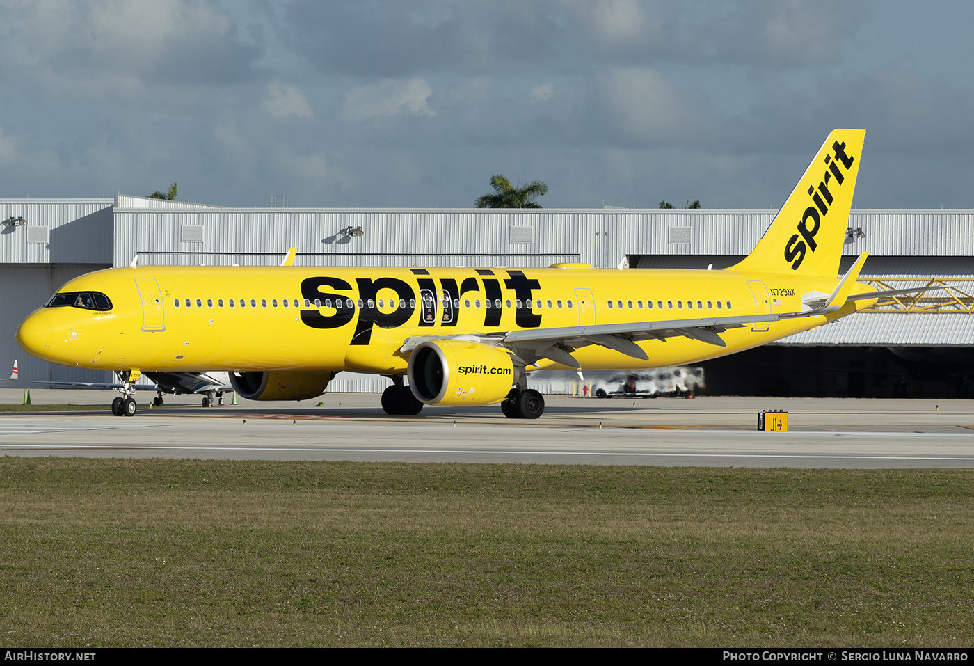 Aircraft Photo of N729NK | Airbus A321-271NX | Spirit Airlines | AirHistory.net #779025