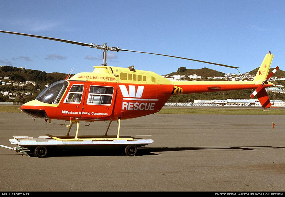 Aircraft Photo of ZK-HKF / KF | Bell 206B-2 JetRanger II | Westpac Rescue | AirHistory.net #779034
